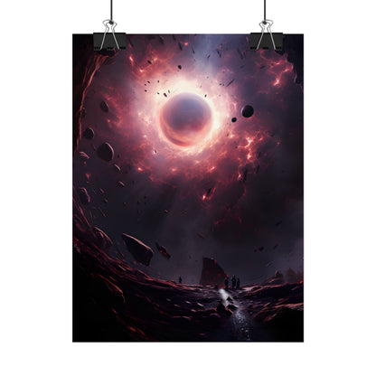 Cosmic Black Hole: Massive Planet in Stellar Orbit - Poster