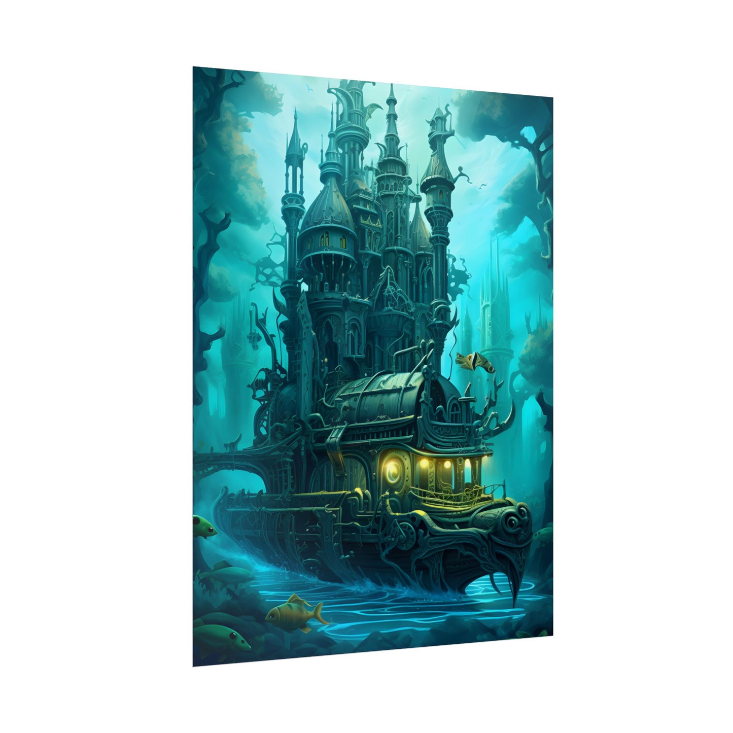 Tidal Quest: Steampunk Depths - Poster