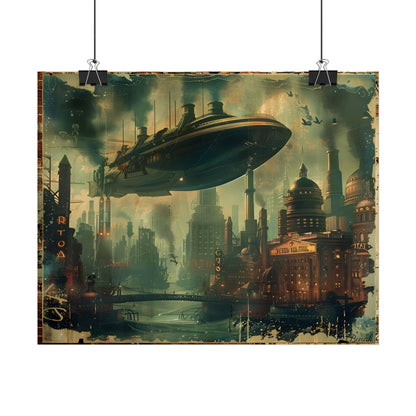 Vintage Underwater Travel Poster: Retro Ocean Adventure - Poster