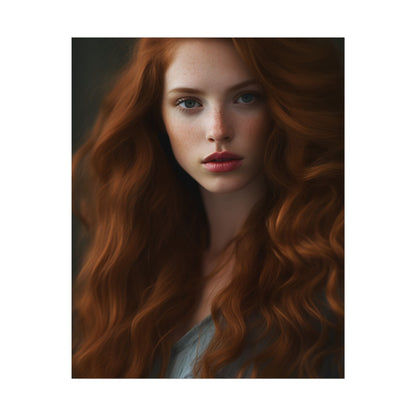 Redheaded Woman: Natural Beauty - Poster