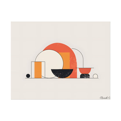 Minimalist Digital Product Design: Bold Block Artwork - Poster