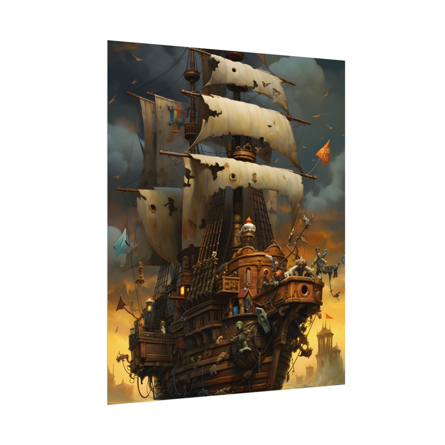 Swashbuckling Time Travelers: Maritime Adventure - Poster