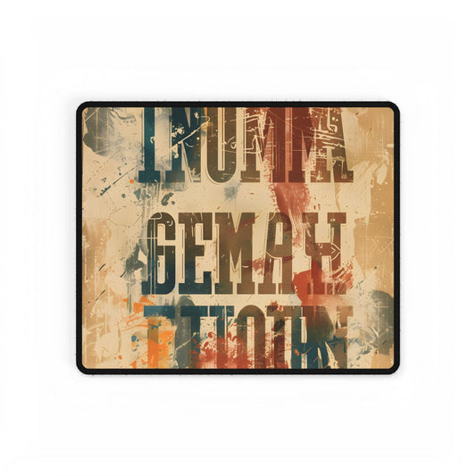 Retro Vintage Poster: Bold '20.24 Batch 1' Artwork - Desk Mat