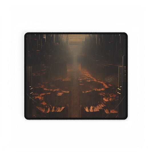 Dystopian Utopia: Opposite Worlds in Harmony - Desk Mat