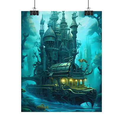 Tidal Quest: Steampunk Depths - Poster