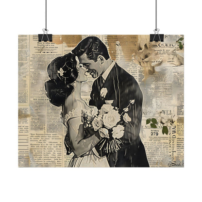 Vintage Romantic Couples: Whispers from the Past - Poster