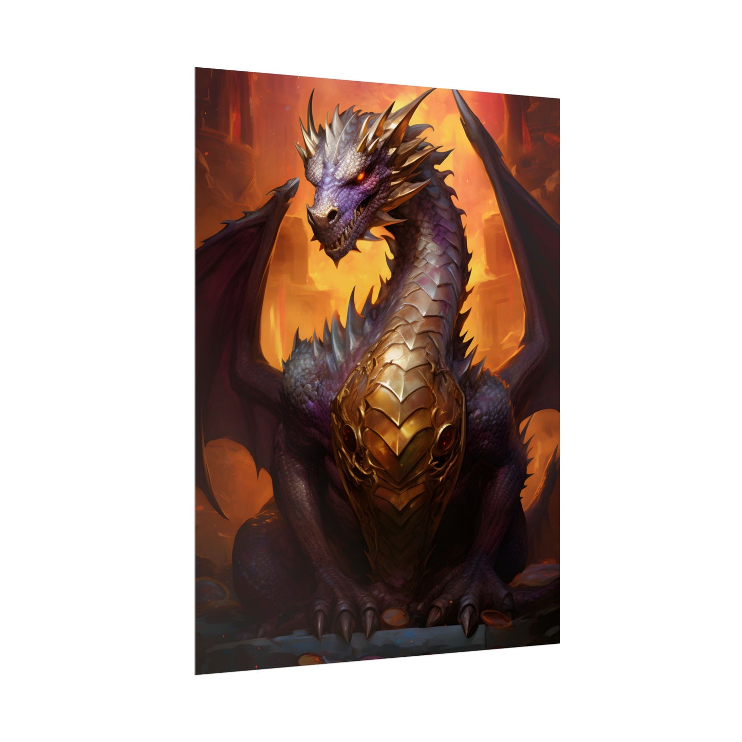 Fantasy Dragon's Treasure: Majestic Guardian - Poster
