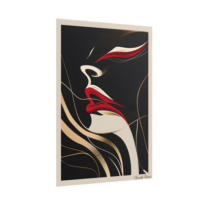 Elegant Art Nouveau Peacock: Timeless Vintage Beauty - Poster