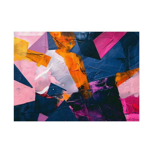 Vibrant Colors: Abstract Artistic Movement - Unique Perspective - Poster