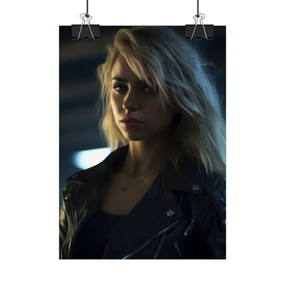 Cyberpunk Youth: Urban Street Art - Poster