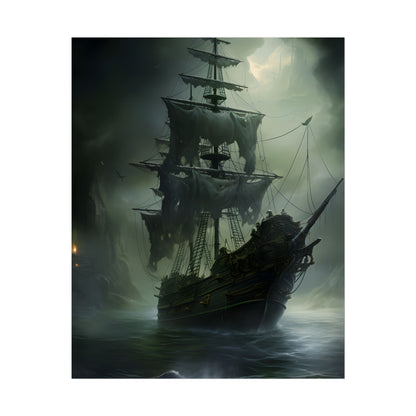 Pirate Ghost Ship: Sailing Through the Ocean - Poster