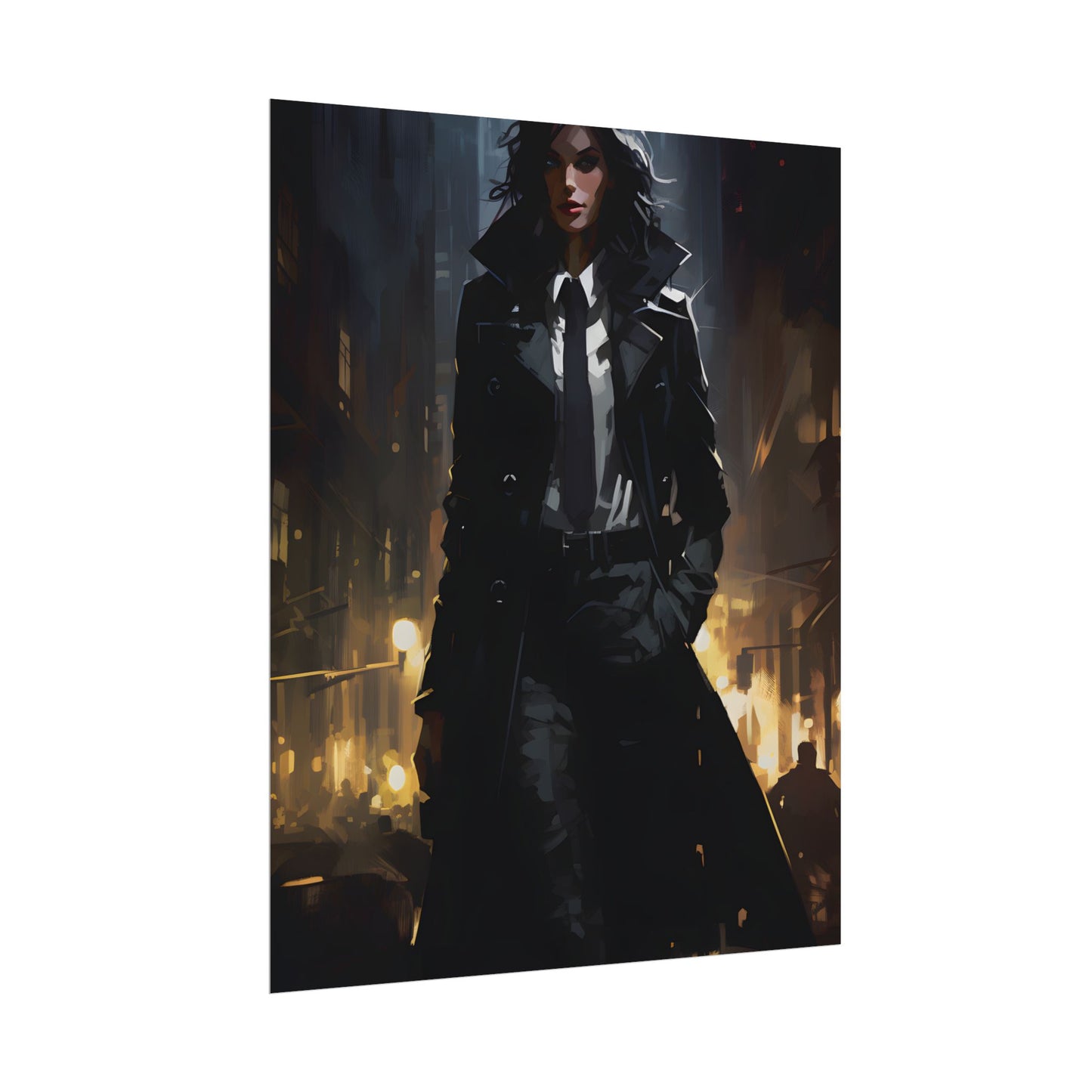 Urban Fantasy Detective: Mystery in City Streets - Poster