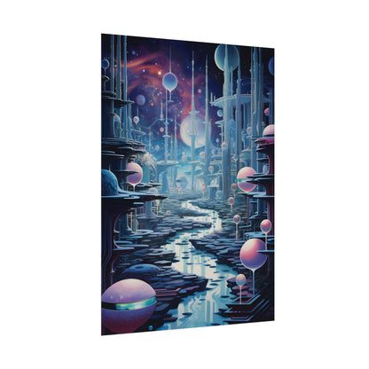 Celestial Art Gallery: Modern Architectural Design - Poster