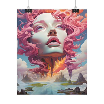 Dreamlike Vortex: Abstract Surreal Scene Art - Poster
