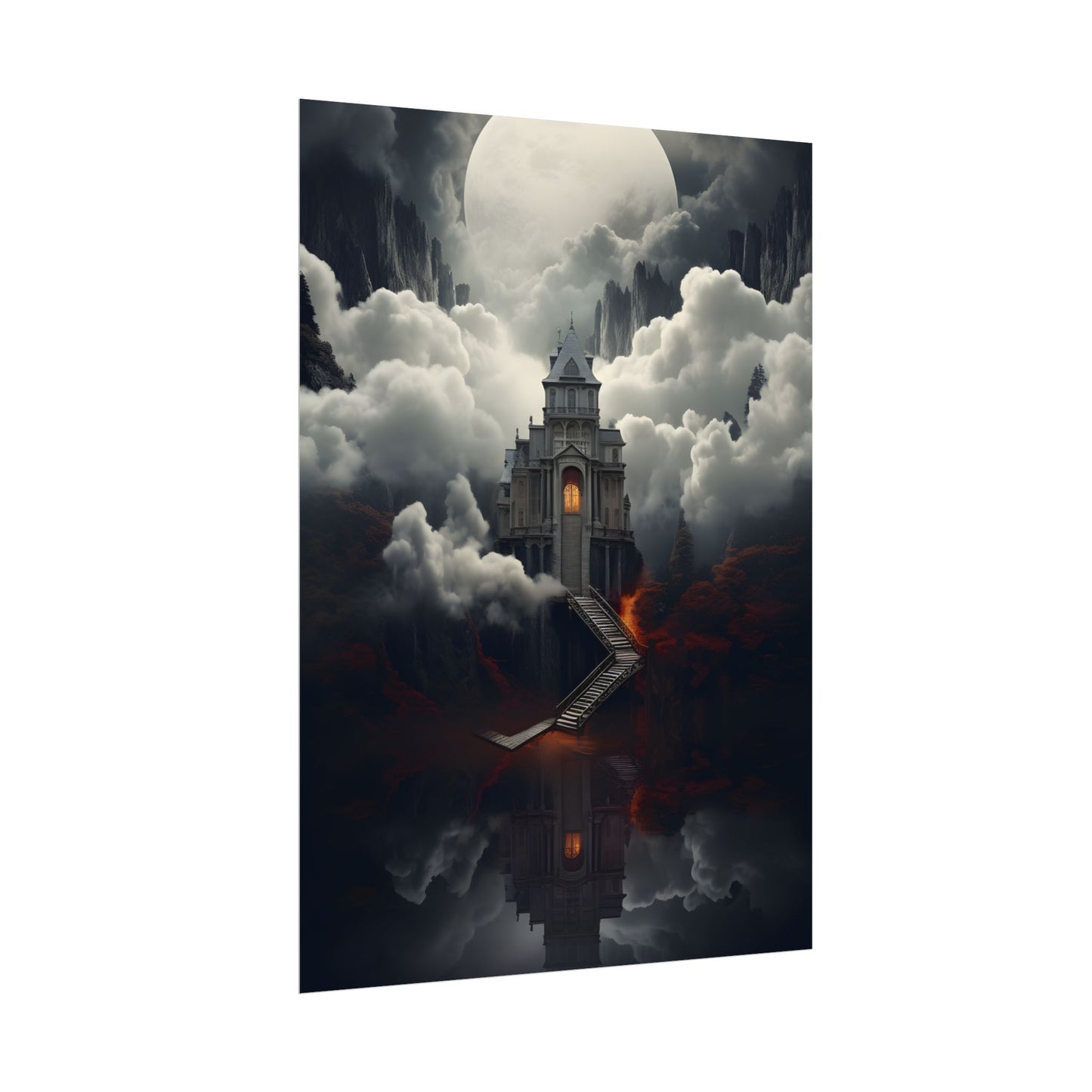 Handheld Message: Personal Artwork in a Small Oval Frame - Poster