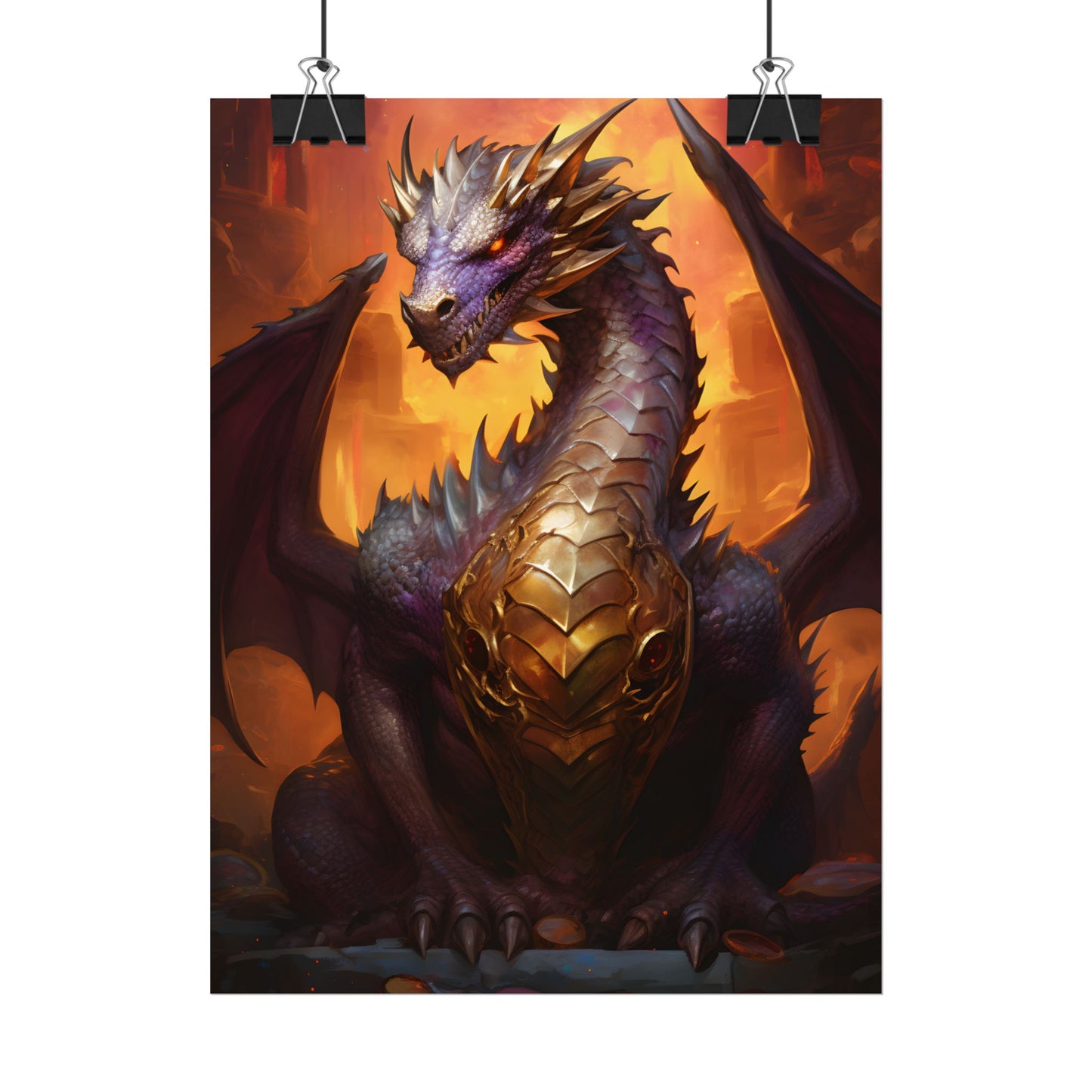 Fantasy Dragon's Treasure: Majestic Guardian - Poster