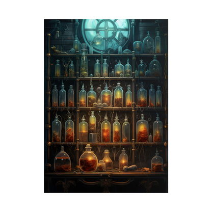 Lab Secrets: A Mysterious Science Experiment Unveiled - Poster