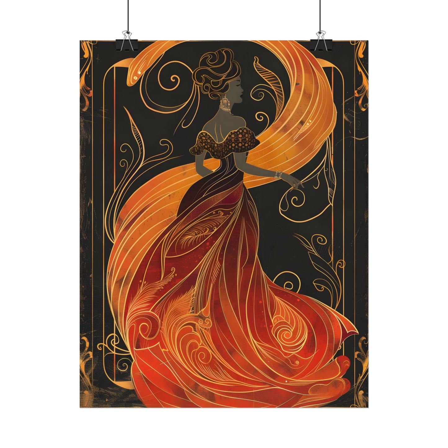 Vintage Art Nouveau Elegant Poster: Batch 1 2024 - Poster