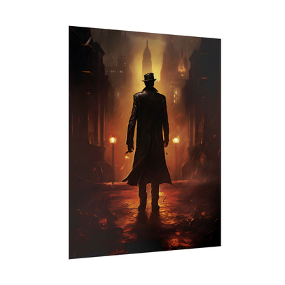 Urban Fantasy Detective: Mystery Graphic Novel Artwork - Poster