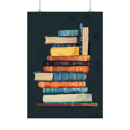 Custom Book Art: Literary Illustration - Poster
