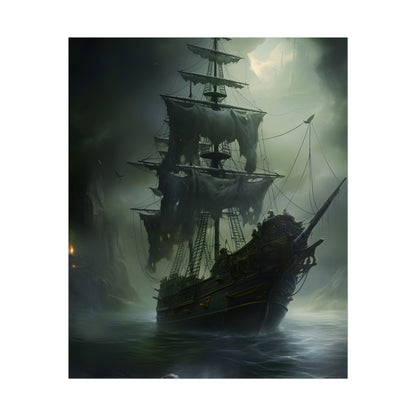 Pirate Ghost Ship: Sailing Through the Ocean - Poster