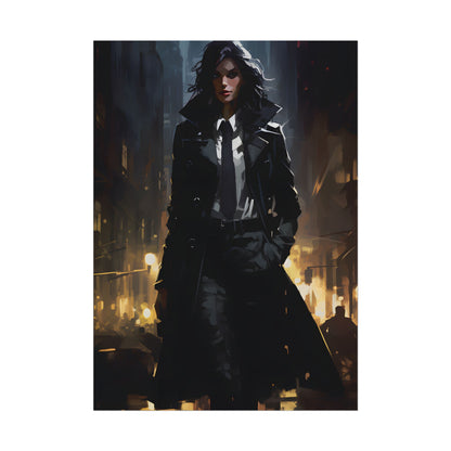 Urban Fantasy Detective: Mystery in City Streets - Poster