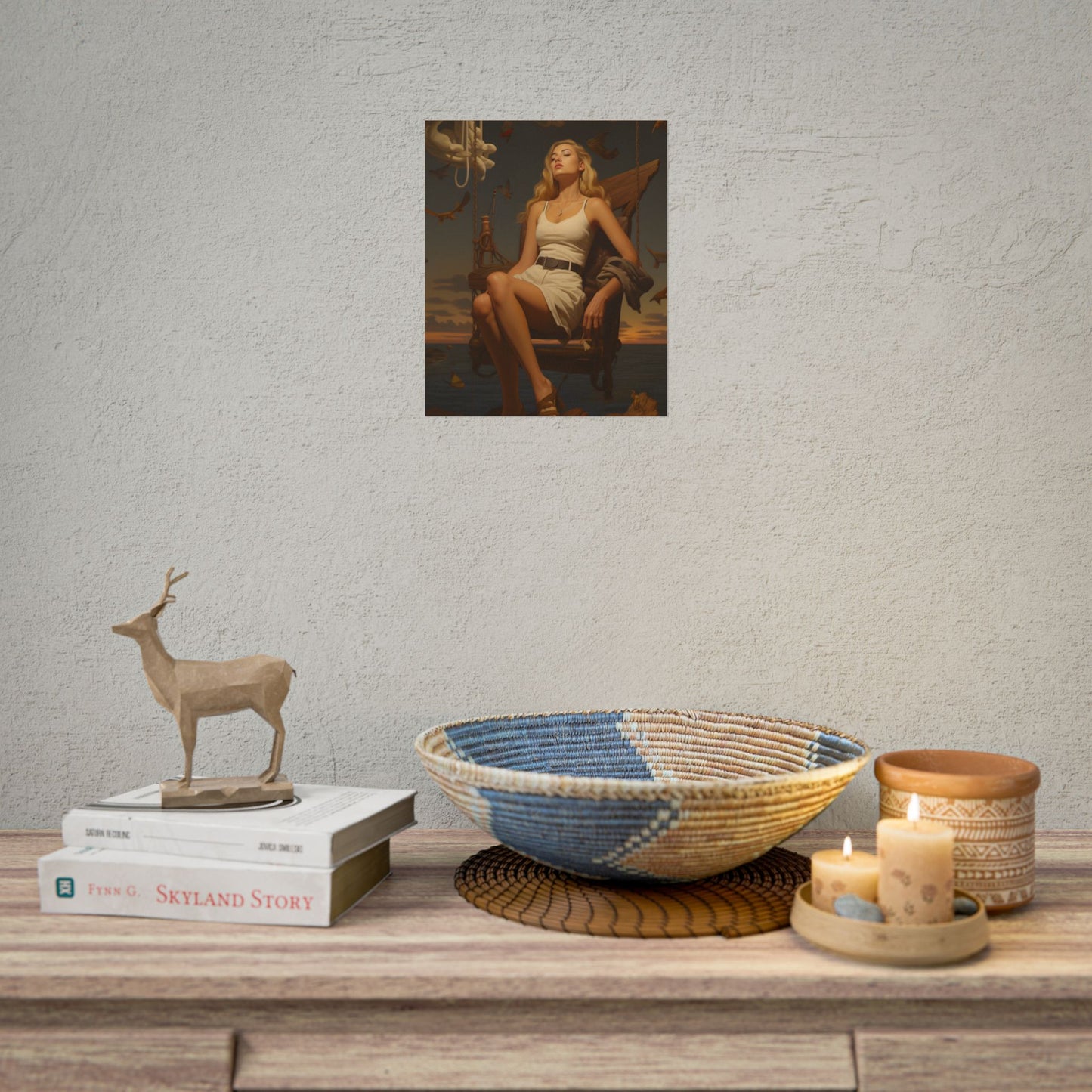 A Gentle Grip: Close-Up Photography Art - Poster