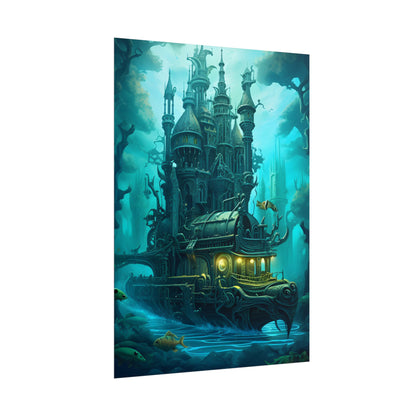 Tidal Quest: Steampunk Depths - Poster