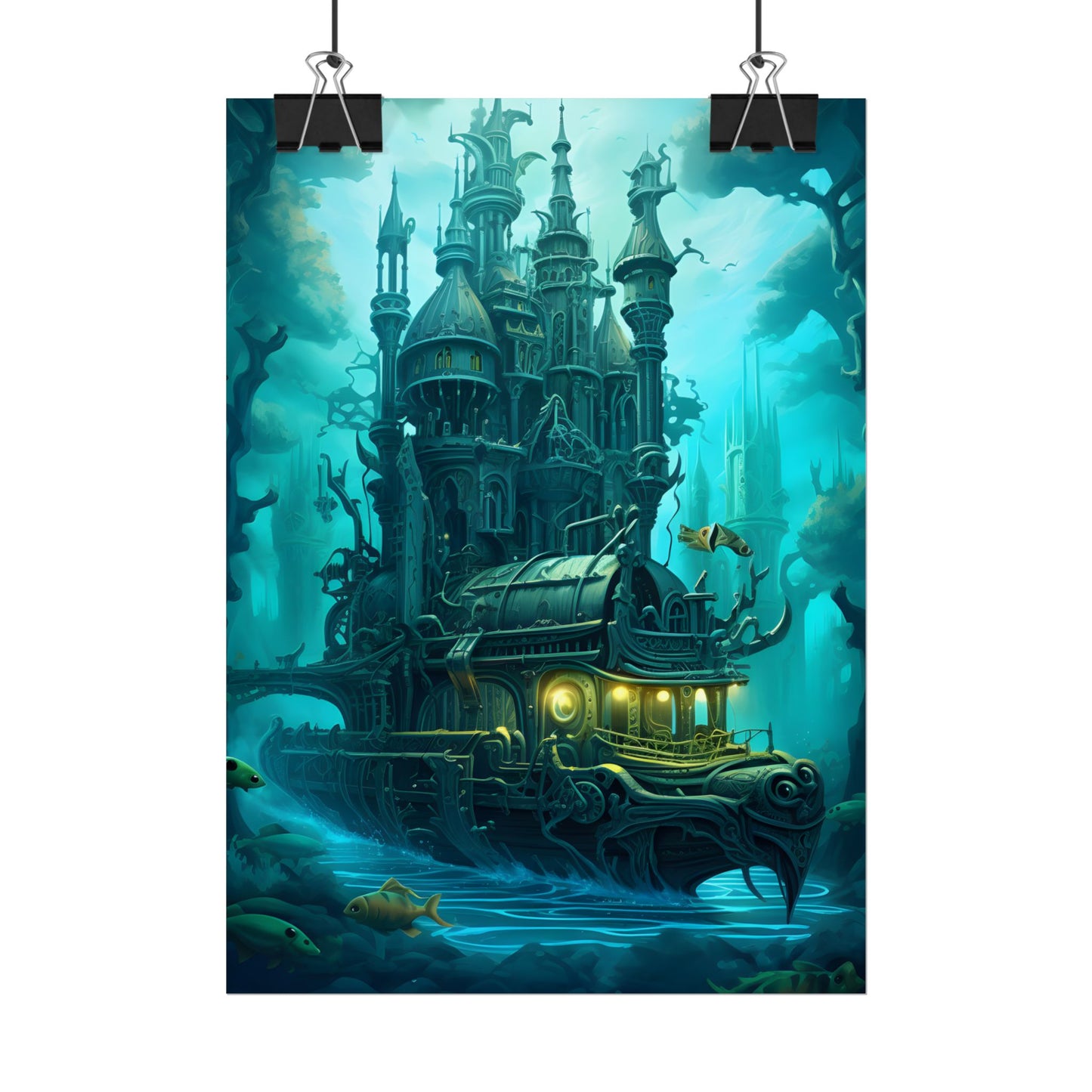 Tidal Quest: Steampunk Depths - Poster