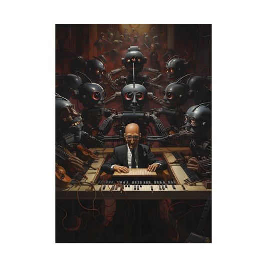 Robot Symphony: 6 Sentient Robots in Harmony - Poster