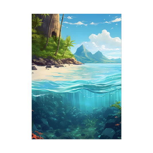 Tropical Paradise: Serene Island Getaway - Poster