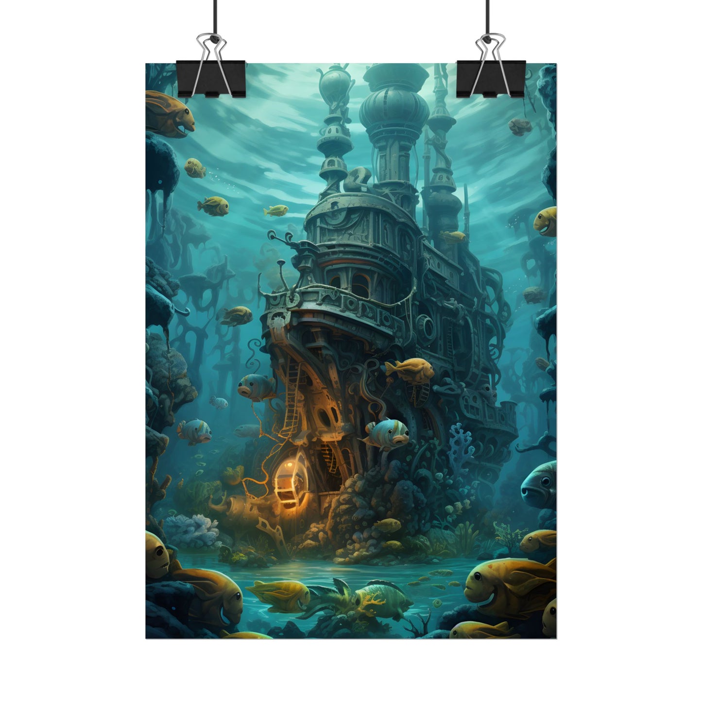 Steampunk Underwater Adventure: Captain Nemos Quest - Poster