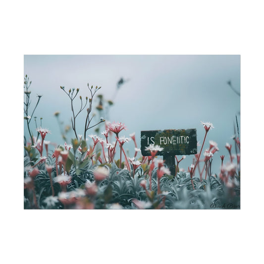 Serene Outdoor Moment: Soft Focus Art - Poster