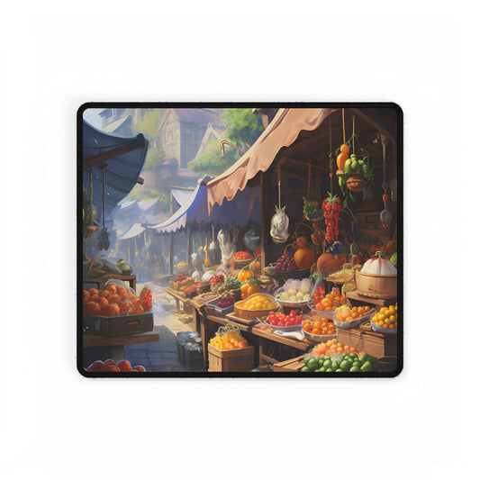 Magical Street Food Market: A World of Wonder - Desk Mat