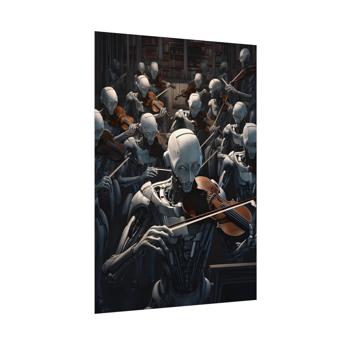 Sentient Robot Symphony: A Robot Orchestra - Poster