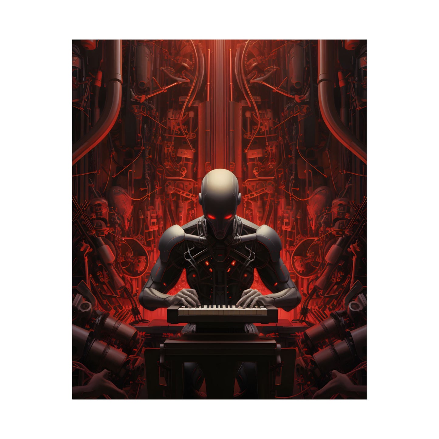 Robot Symphony: A Musical Orchestra of Sentient Robots - Poster