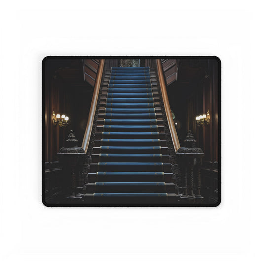 Haunted Gothic Mansion: Spooky Victorian Atmosphere Artwork - Desk Mat