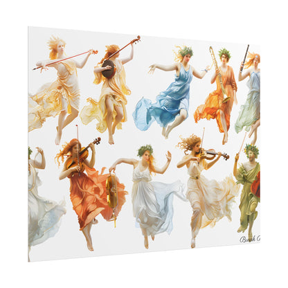 Ethereal Goddesses of Greece: Athena to Nemesis Artwork - Poster