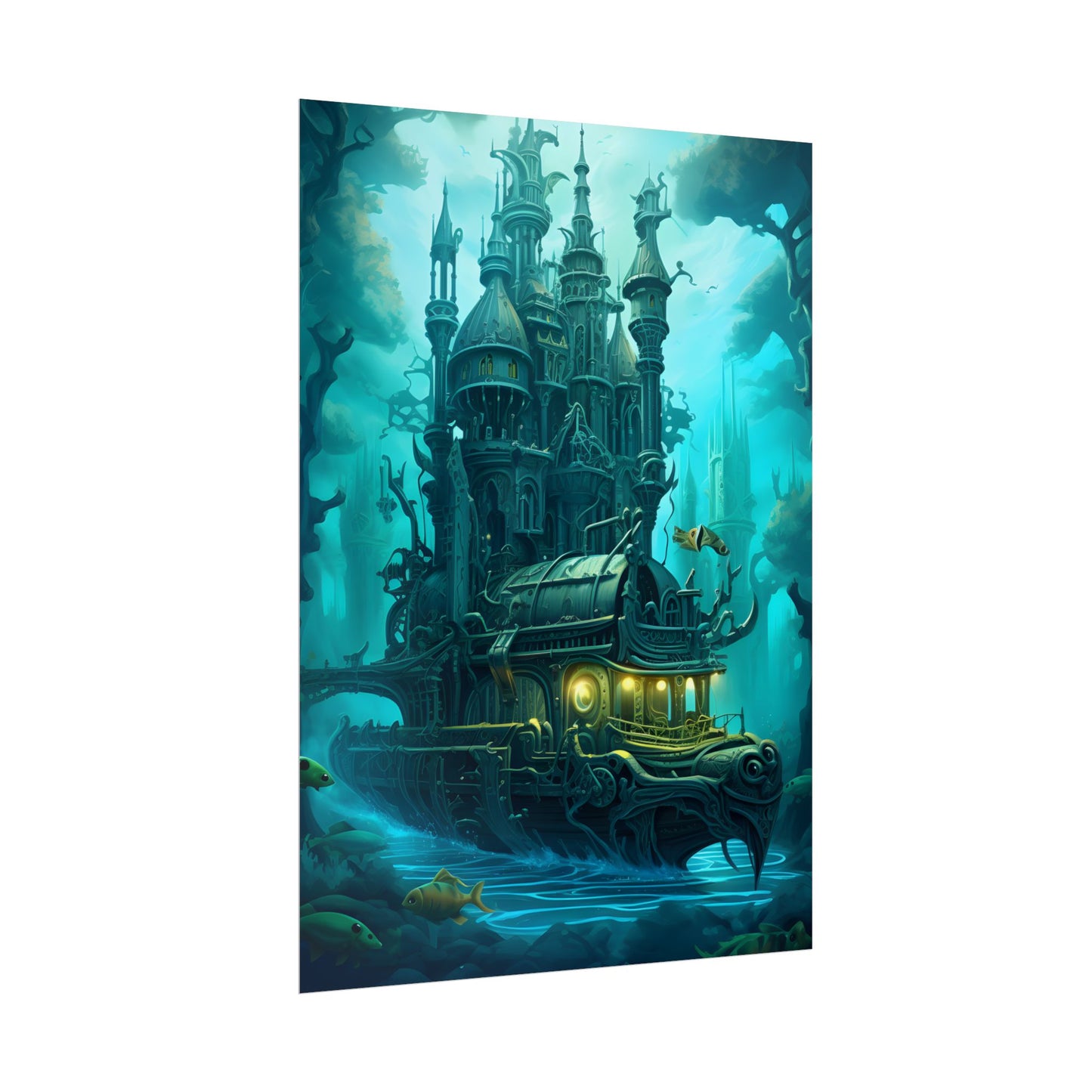 Tidal Quest: Steampunk Depths - Poster