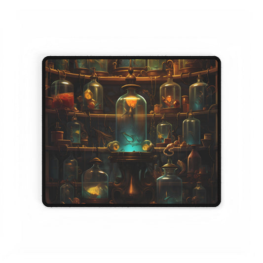 Lab Curiosities: Mysterious Research Space Artwork - Desk Mat