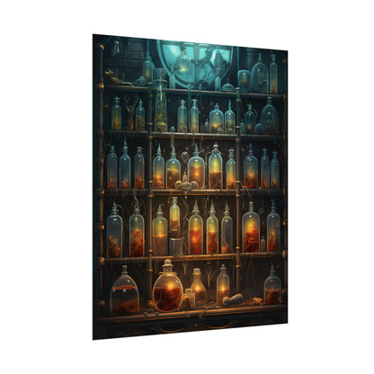 Lab Secrets: A Mysterious Science Experiment Unveiled - Poster