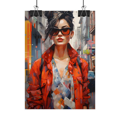 Urban City Style: Fashionista in the City - Poster