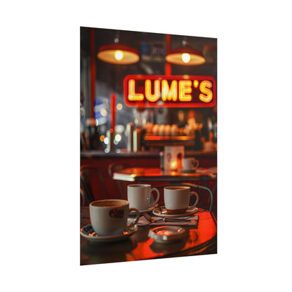 Retro Kitchen Diner: Vintage Artwork from Lukes - Poster