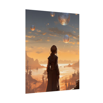 Casual Selfie: Reflection Artwork - Poster