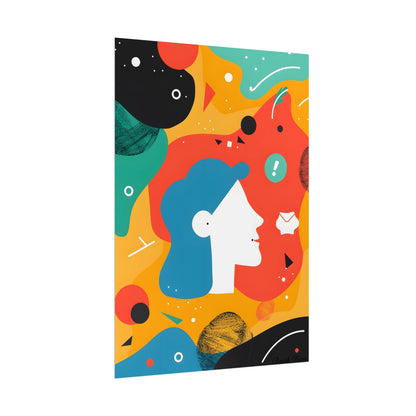 Vibrant Growth Mindset: Colorful Motivation Art - Poster