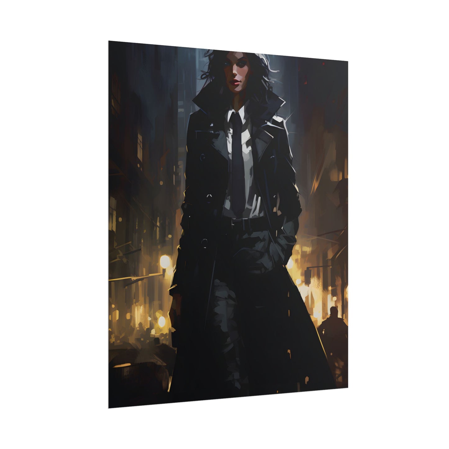 Urban Fantasy Detective: Mystery in City Streets - Poster