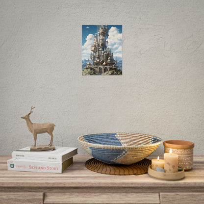 Floating City Columbia 6: Breathtaking Modern Cityscape - Poster