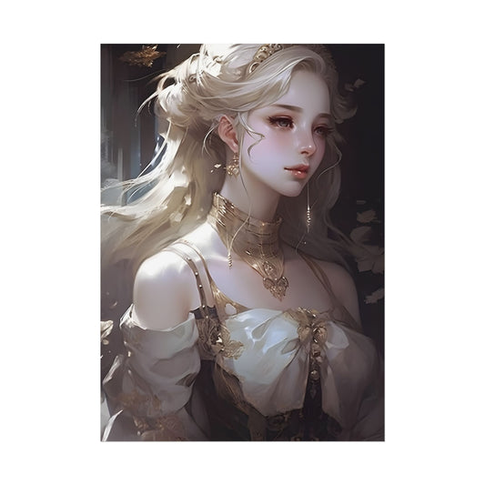 Blonde Portrait in Natural Light - Poster