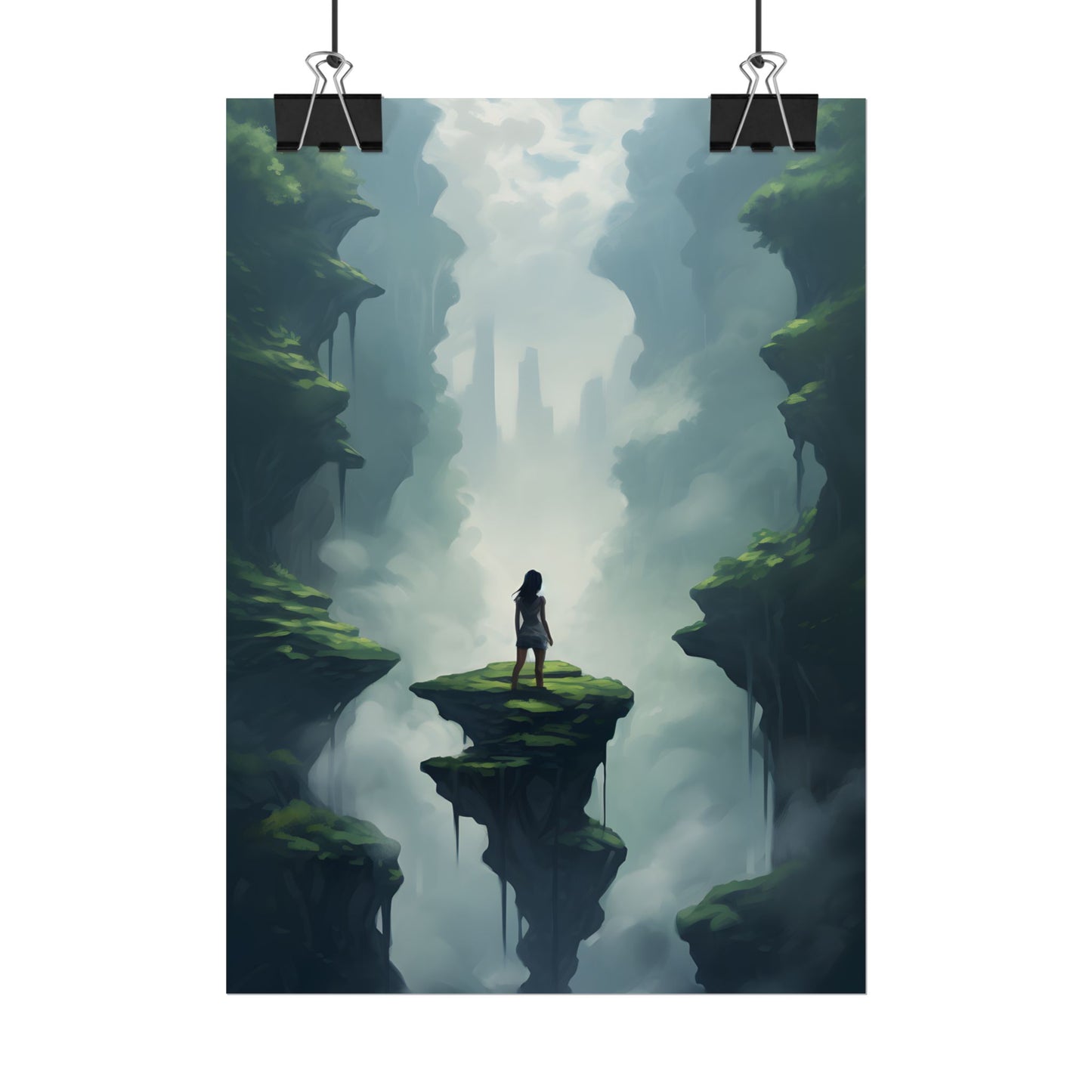In Conversation: Indoor Portrait Artwork - Poster