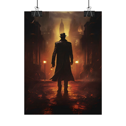 Urban Fantasy Detective: Mystery Graphic Novel Artwork - Poster